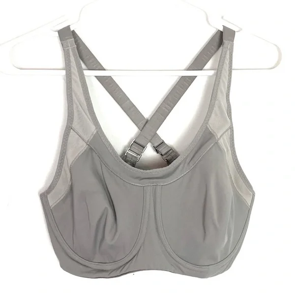 Athleta Gray Sports Bra - Picture 2 of 16